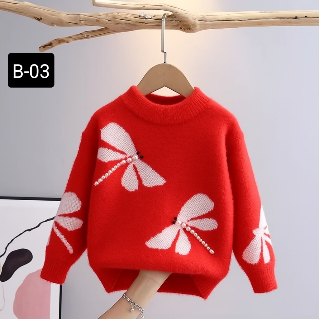 Stylish baby sweater for winter B-03